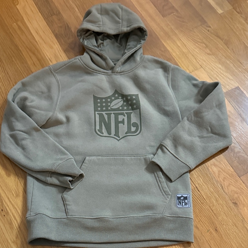 NFL boys Olive green Hoodie